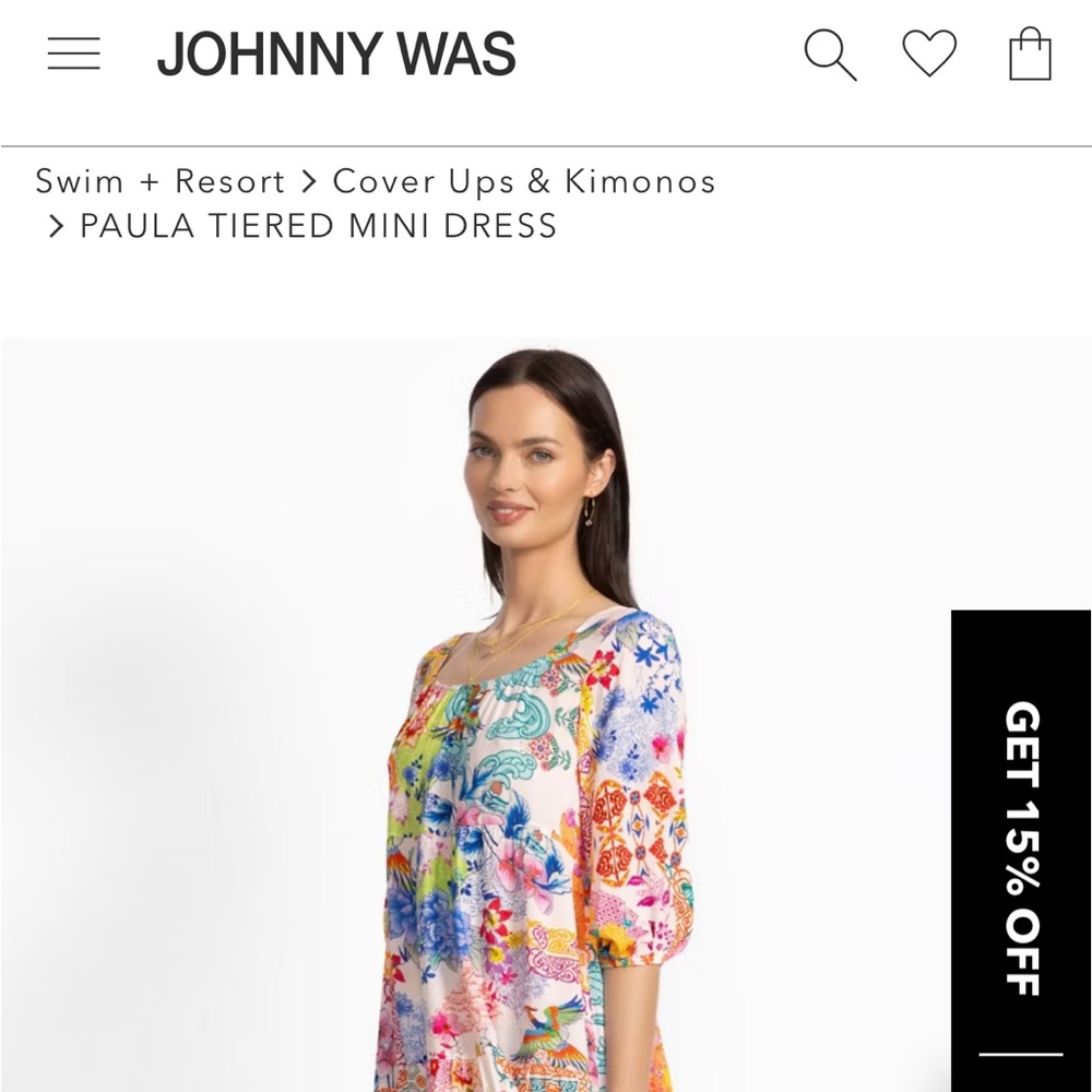 NWT, Johnny was Paula mini dress